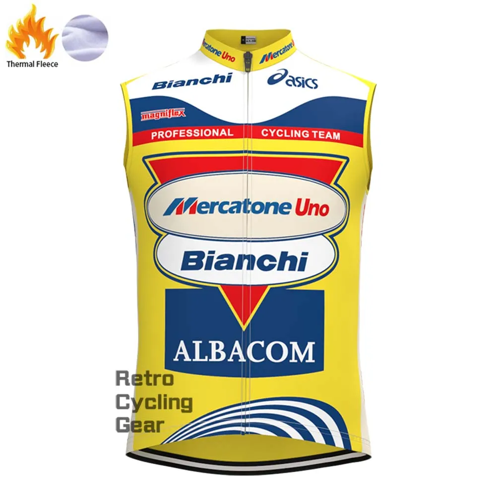 1999 Bianchi Fleece Retro Long Cycling Kits