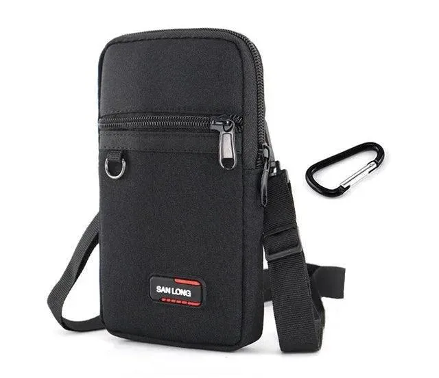 Waterproof Hiking Waist Bag, Lightweight, Durable Oxford Cloth, Fits Phones Up to 7.2in, Spacious, Non-Slip, Perfect for Travel and Outdoor Adventures