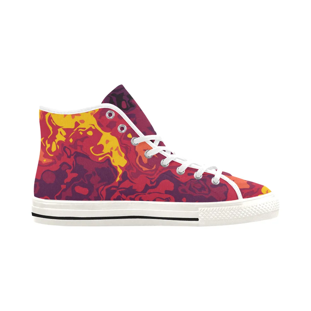 Women's Camouflage Print Canvas High Top Shoes
